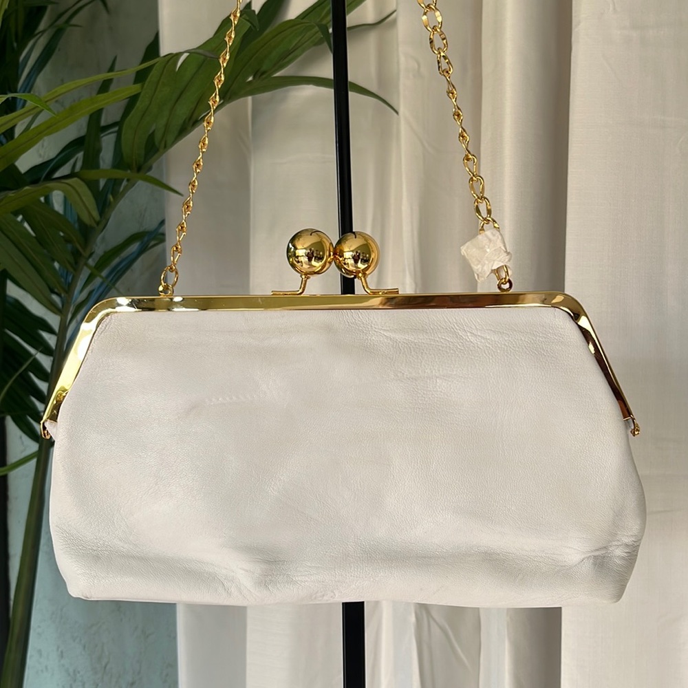 Jane Fiefer lambskin clutch